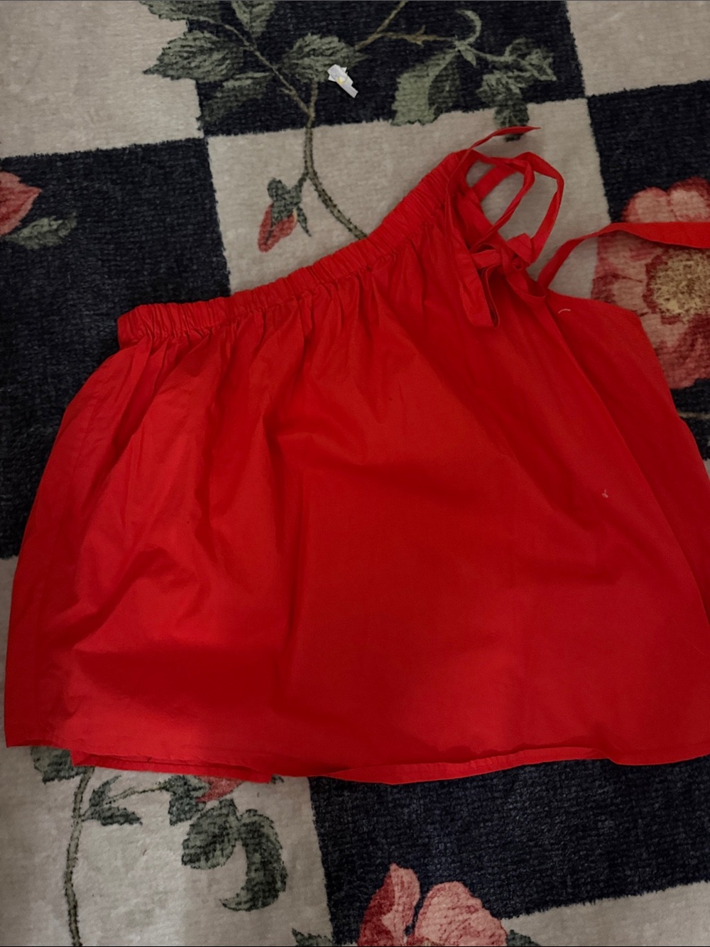 GAP Bright Red Tunic Top with Adjustable Straps